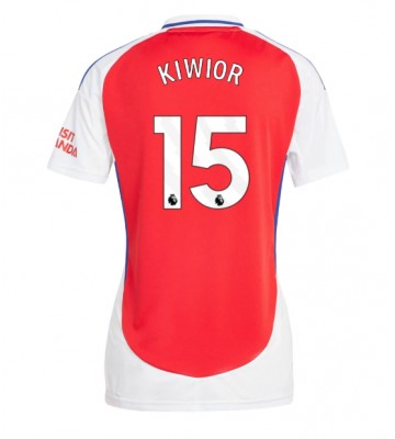 Arsenal Jakub Kiwior #15 Hemmatröja Kvinnor 2024-25 Kortärmad